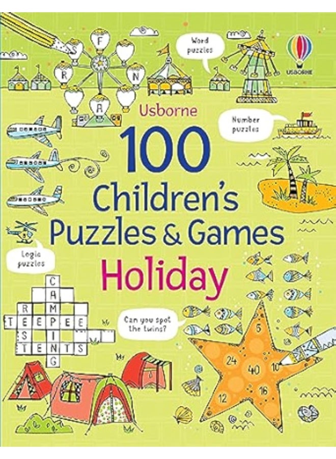 100 Children's Puzzles and Games: Holiday (Puzzles, Crosswords and Wordsearches)